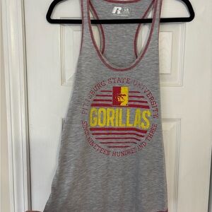 Russell Athletic Gray Tank Top - Pittsburg State University